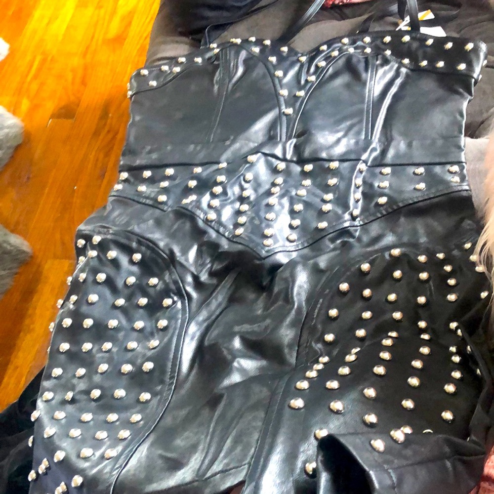Pleather dress